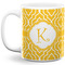 Trellis 11 Oz Coffee Mug - White (Personalized)