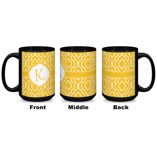 Trellis Coffee Mug - 15 oz - Black APPROVAL