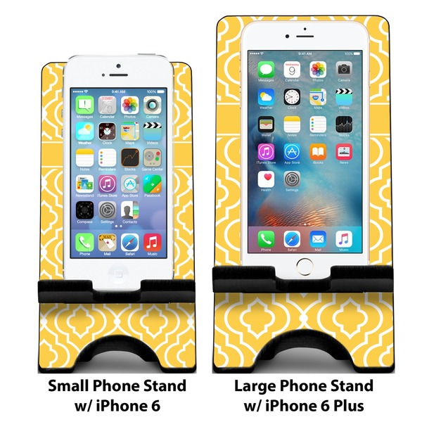 Trellis Compare Phone Stand Sizes - with iPhones