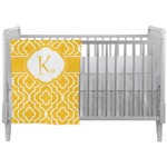 Trellis Crib Comforter / Quilt (Personalized)