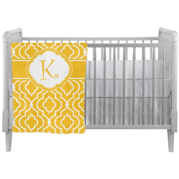 Custom Trellis Crib Comforter / Quilt (Personalized)