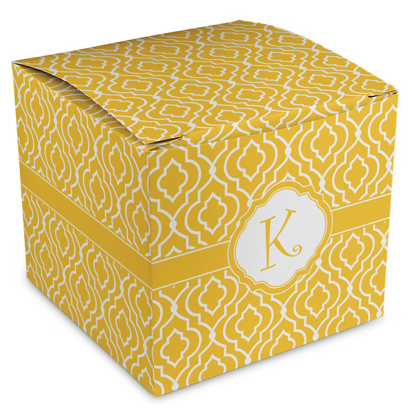 Custom Trellis Cube Favor Gift Boxes (Personalized)
