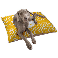 Trellis Dog Bed - Large w/ Initial