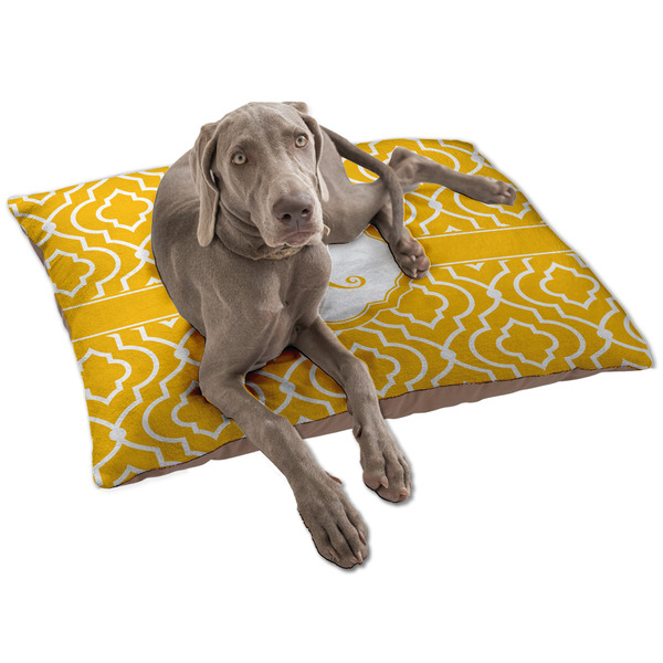 Custom Trellis Dog Bed - Large w/ Initial