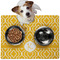 Trellis Dog Food Mat - Medium LIFESTYLE