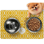 Trellis Dog Food Mat - Small w/ Initial