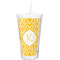 Trellis Double Wall Tumbler with Straw (Personalized)