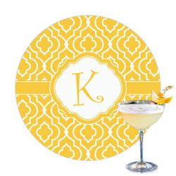 Trellis Printed Drink Topper - 3.25" (Personalized)