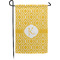 Trellis Small Garden Flag - Double Sided w/ Initial