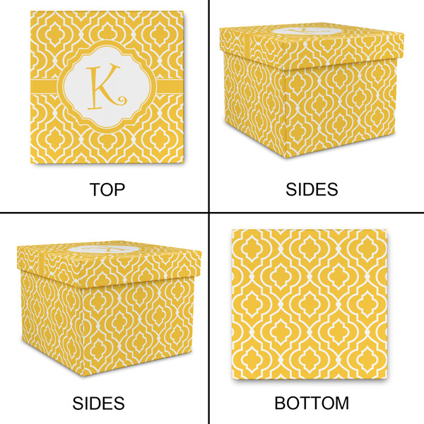 Trellis Gift Boxes with Lid - Canvas Wrapped - Small - Approval