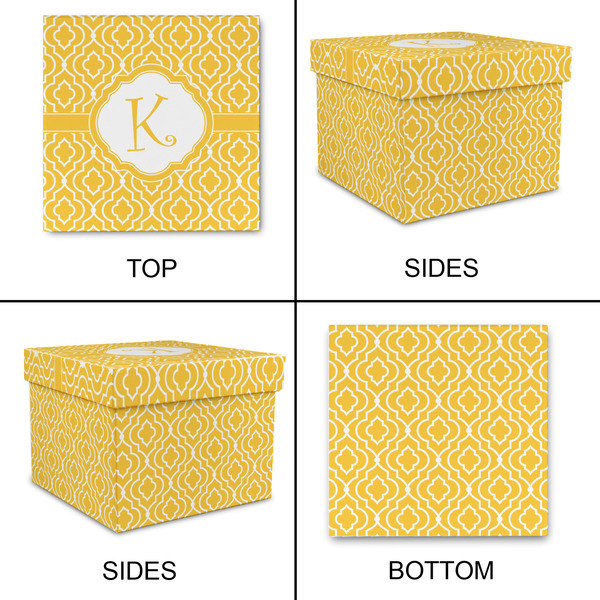 Trellis Gift Boxes with Lid - Canvas Wrapped - X-Large - Approval