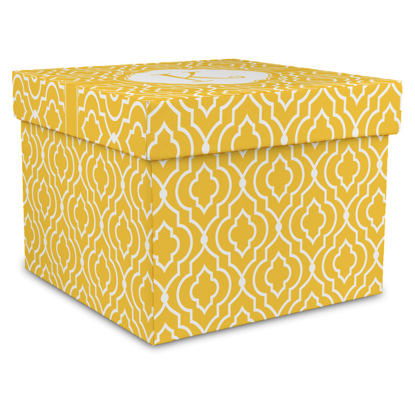 Custom Trellis Gift Box with Lid - Canvas Wrapped - XX-Large (Personalized)