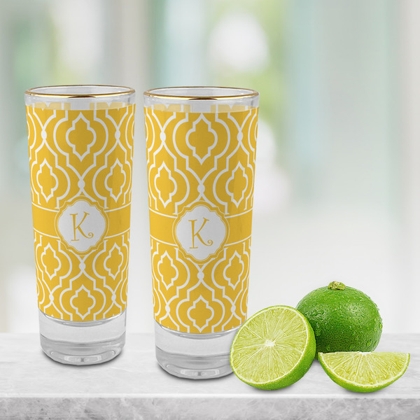 Trellis Glass Shot Glass - 2 oz - LIFESTYLE