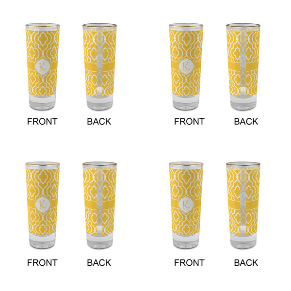 Trellis Glass Shot Glass - 2 oz - Set of 4 - APPROVAL