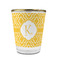 Trellis Glass Shot Glass - 1.5 oz - with Gold Rim - Set of 4 (Personalized)