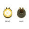 Trellis Golf Ball Hat Clip Marker - Apvl - GOLD