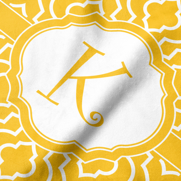 Trellis Hooded Baby Towel- Detail Close Up