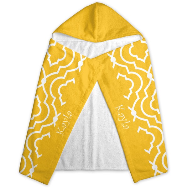 Trellis Hooded Towel - Folded