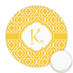 Trellis Printed Cookie Topper - Round (Personalized)
