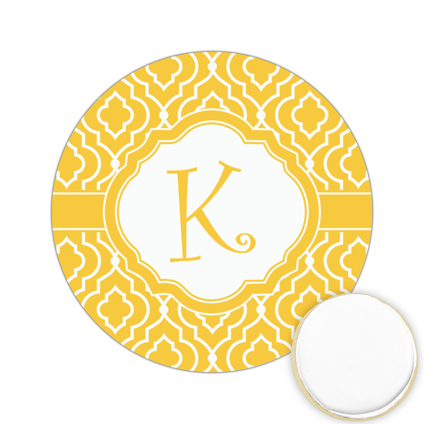 Custom Trellis Printed Cookie Topper - 2.15" (Personalized)