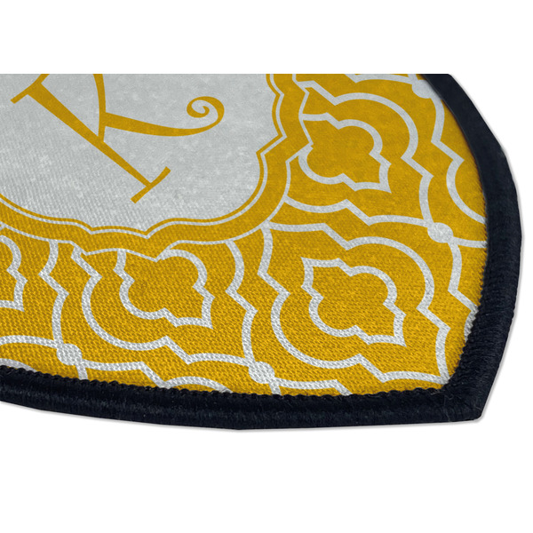 Trellis Iron on Shield 3 Detail