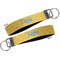 Trellis Key-chain - Metal and Nylon - Front and Back