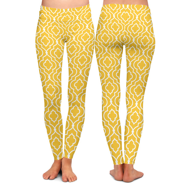 Trellis Ladies Leggings - Front and Back