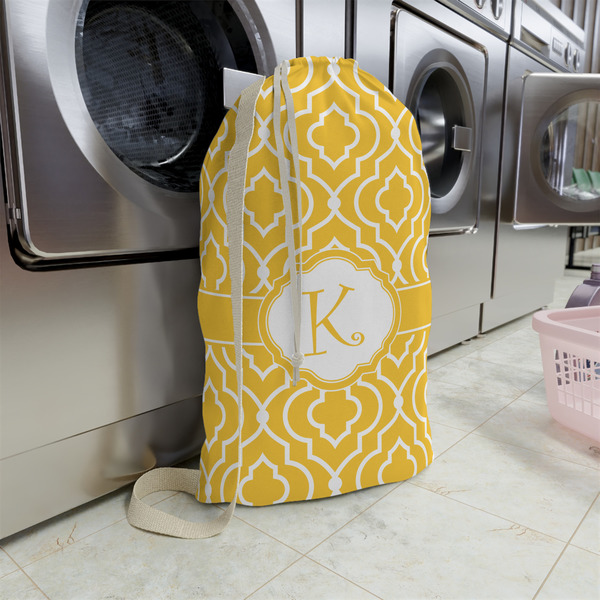 Trellis Large Laundry Bag - In Context