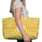Trellis Large Rope Tote Bag - In Context View