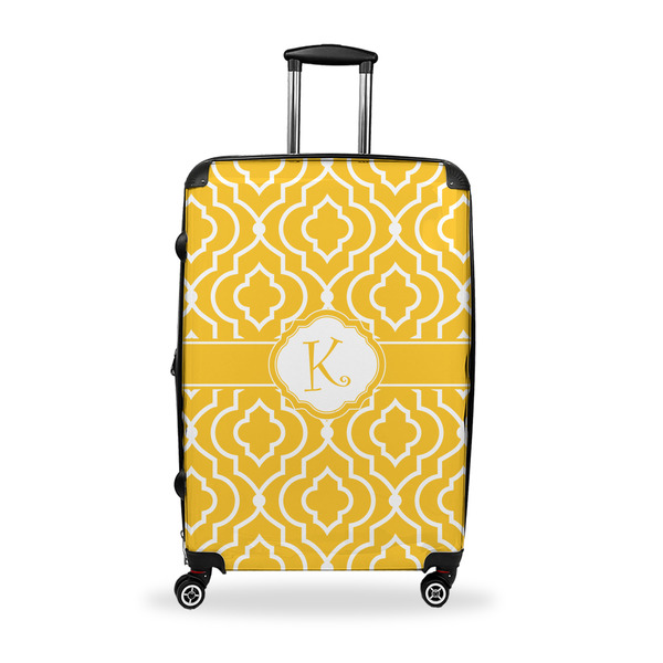 Custom Trellis Suitcase - 28" Large - Checked w/ Initial