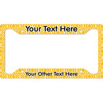 Trellis License Plate Frame - Style A (Personalized)