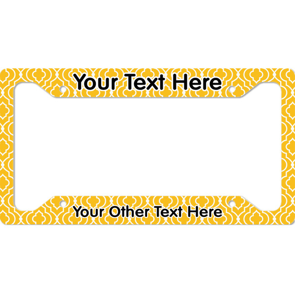 Custom Trellis License Plate Frame - Style A (Personalized)