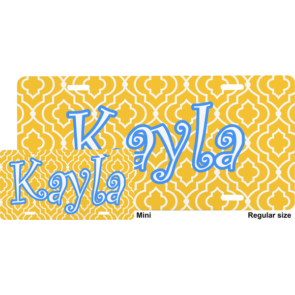 Trellis License Plate (Sizes)