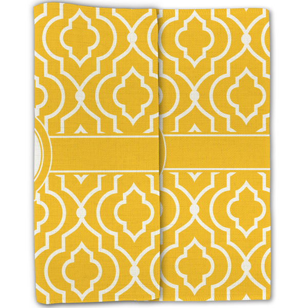 Trellis Linen Placemat - Folded Half (double sided)