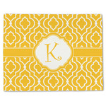Trellis Single-Sided Linen Placemat - Single w/ Initial