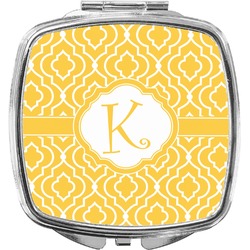 Trellis Compact Makeup Mirror (Personalized)
