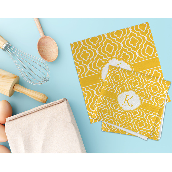 Trellis Microfiber Dish Rag - LIFESTYLE