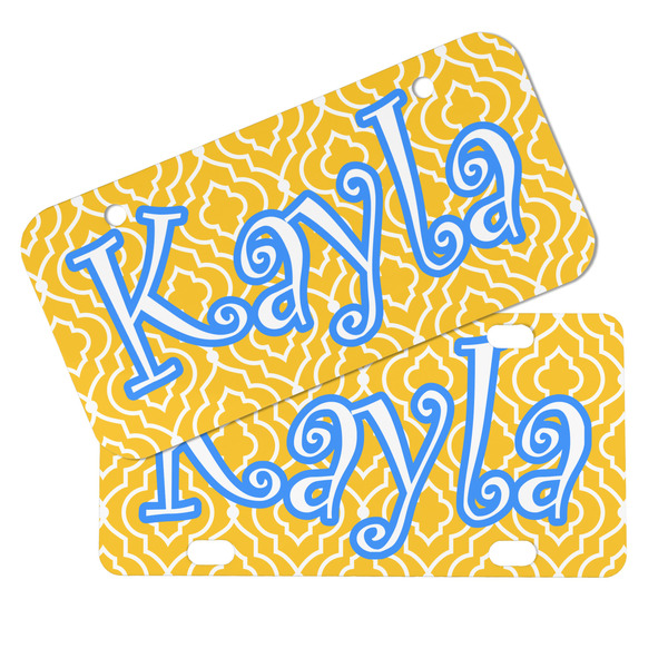 Trellis Mini License Plates - MAIN (4 and 2 Holes)