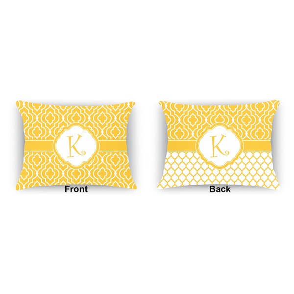 Trellis  Outdoor Rectangular Throw Pillow (Front and Back)