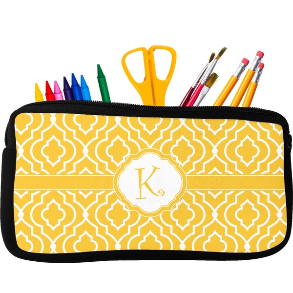 Custom Trellis Neoprene Pencil Case (Personalized)