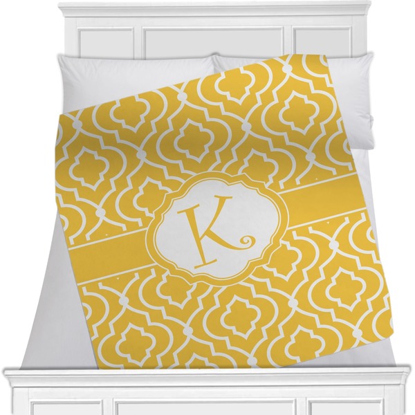 Custom Trellis Minky Blanket - 40"x30" - Single Sided (Personalized)