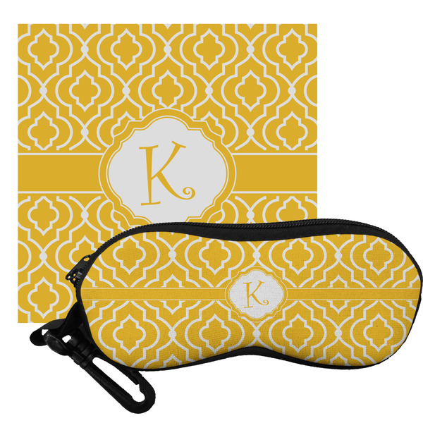 Custom Trellis Eyeglass Case & Cloth (Personalized)