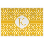 Trellis Laminated Placemat w/ Initial