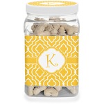 Trellis Dog Treat Jar (Personalized)