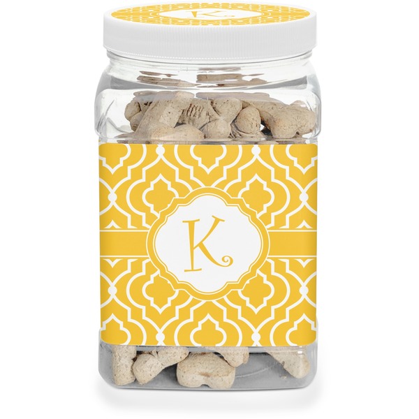 Custom Trellis Dog Treat Jar (Personalized)