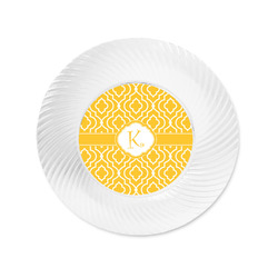 Trellis Plastic Party Appetizer & Dessert Plates - 6" (Personalized)