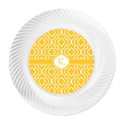 Trellis Plastic Party Dinner Plates - 10" (Personalized)