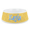 Trellis Plastic Dog Bowl - Medium (Personalized)