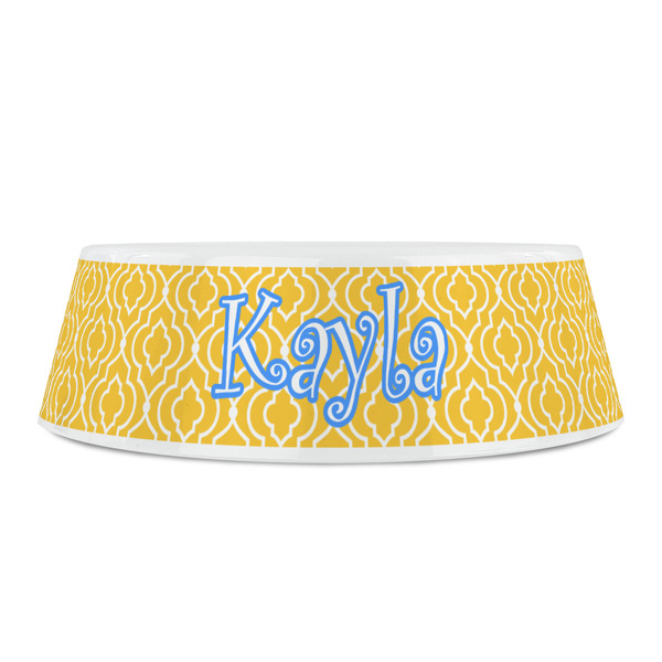 Trellis Plastic Pet Bowls - Small - FRONT