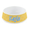 Trellis Plastic Dog Bowl - Small (Personalized)